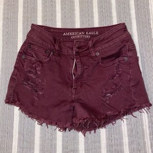 High waisted shorts